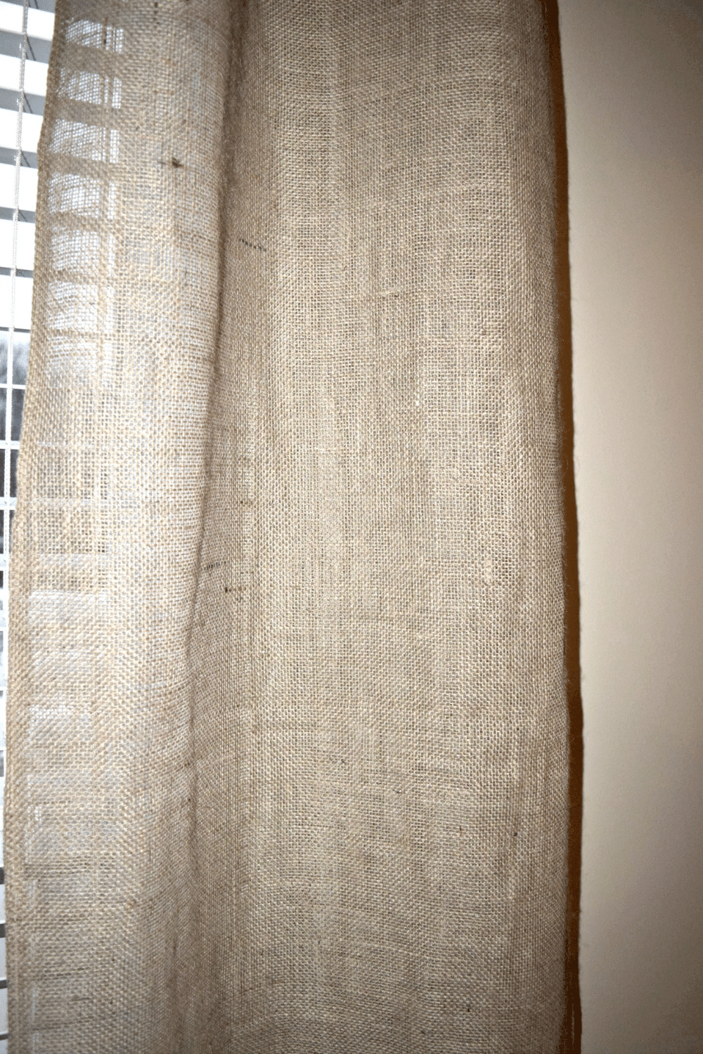 How To Make Diy Burlap Curtains Our Home Made Easy