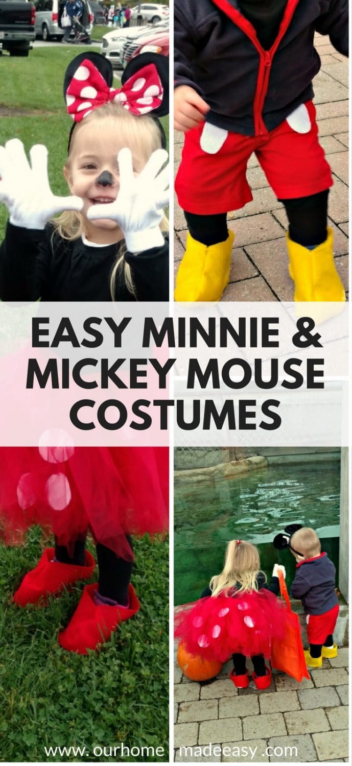 Easy Mickey & Minnie Mouse Halloween Costumes! – Our Home Made Easy