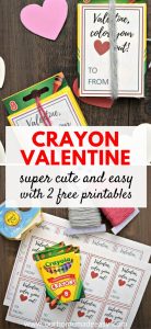 Crayon Box Valentine for Preschoolers – Our Home Made Easy