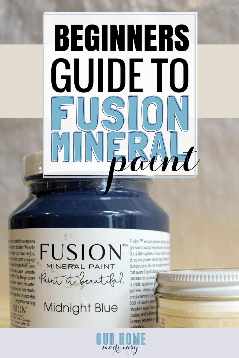 Fusion Mineral Paint 500 ml Midnight Blue