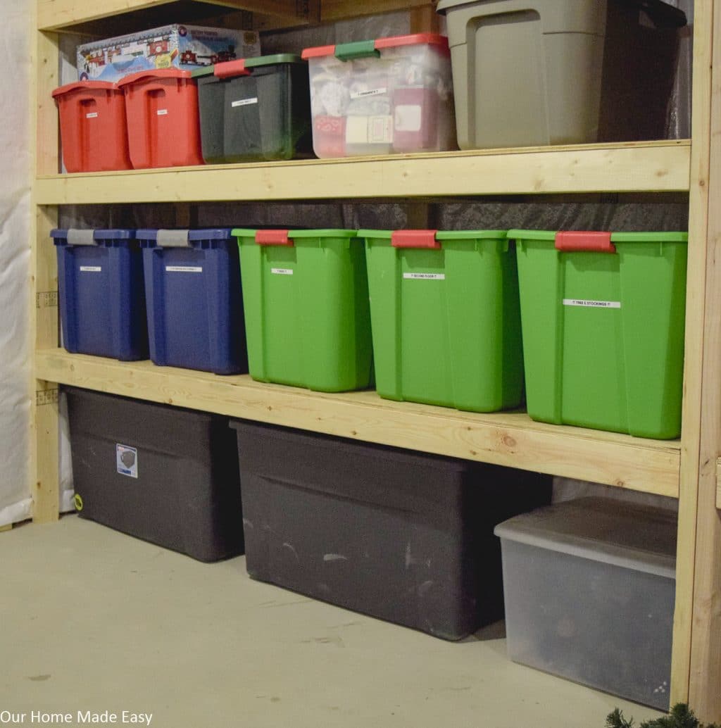 Our $70 Storage Bin Shelving (Part One)