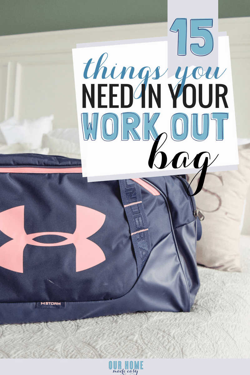 Finally: An Easy, Organized Gym Bag