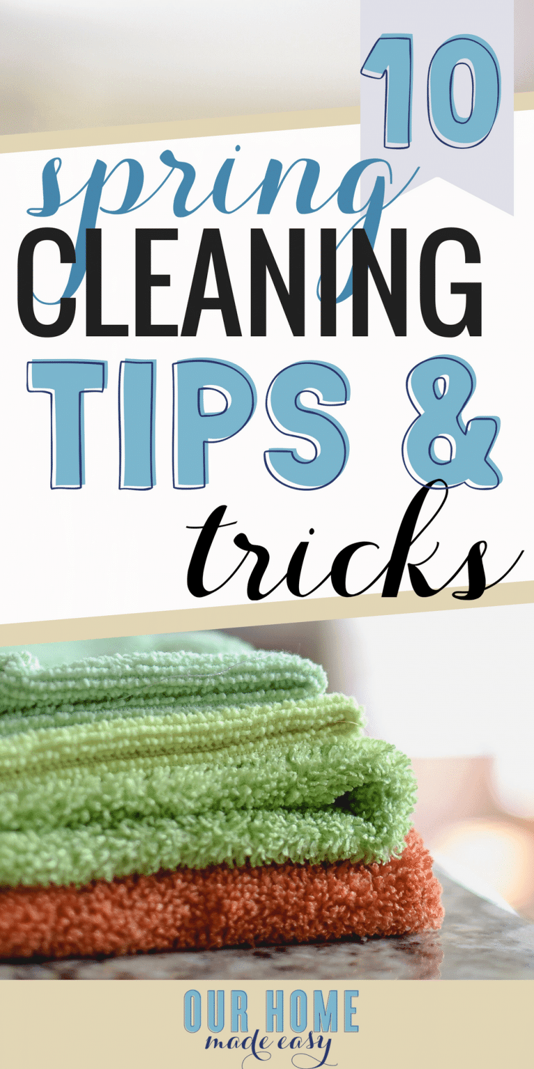 10 Tips And Tricks For Spring Cleaning | Our Home Made Easy