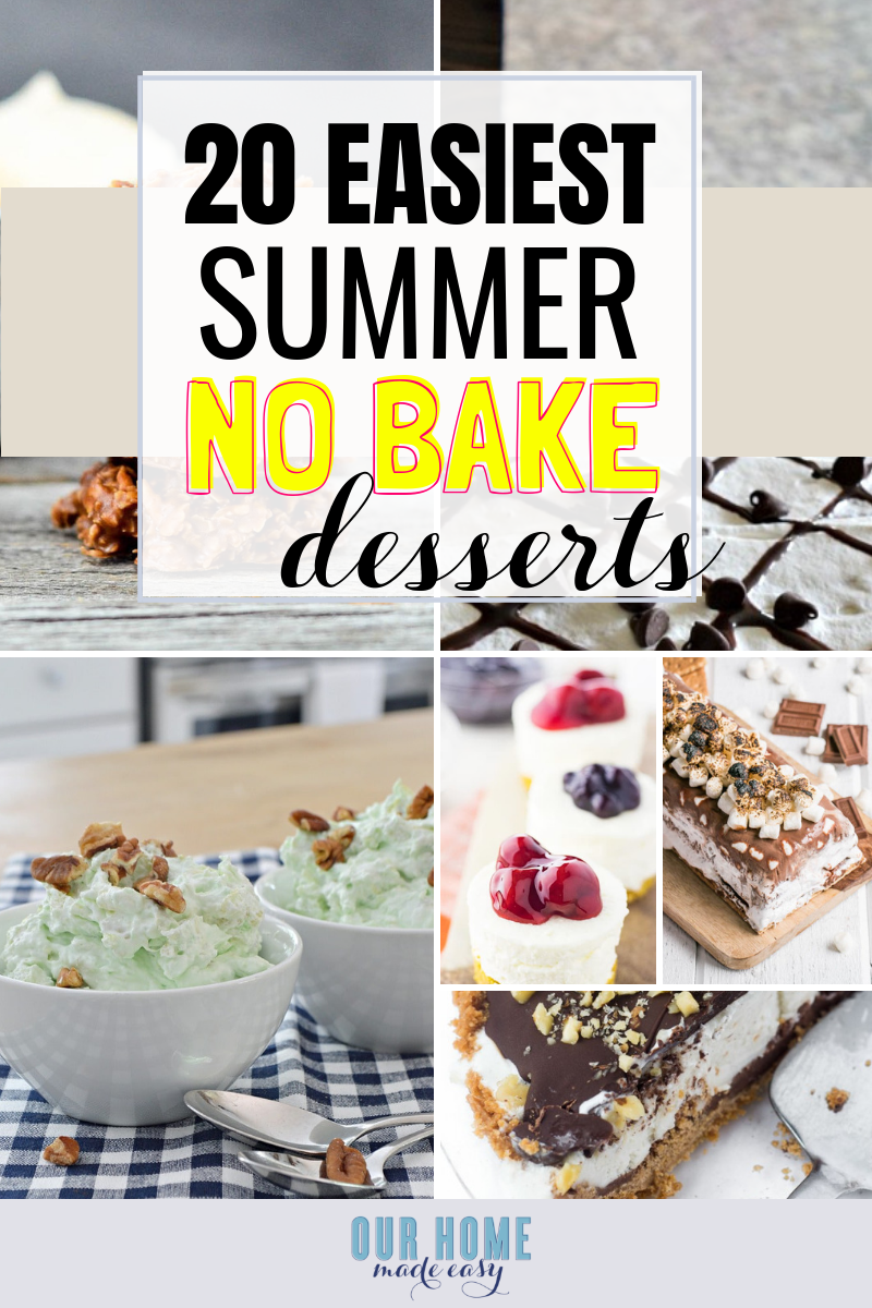 20 Yummy No Bake Desserts Our Home Made Easy