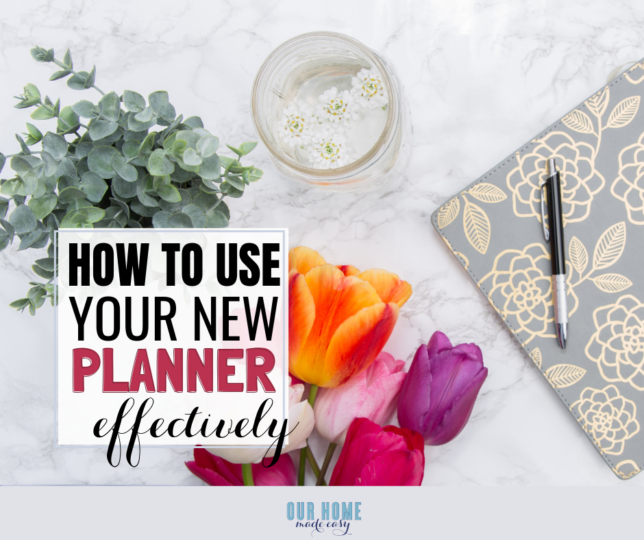 8 Steps for Using a Paper Planner Effectively