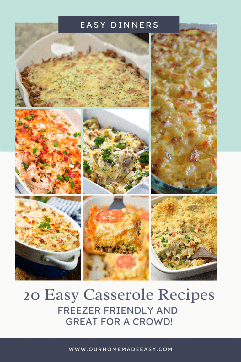 20 Easy Casserole Dinner Recipes – Our Home Made Easy