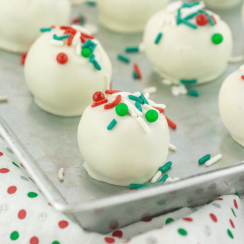 Easy 3 Ingredient Truffles Recipe (Christmas Sugar Cookie) – Our Home ...