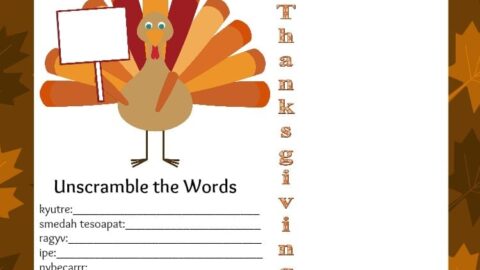 35+ Free Thanksgiving Kids Printables and Activities – Our Home Made Easy