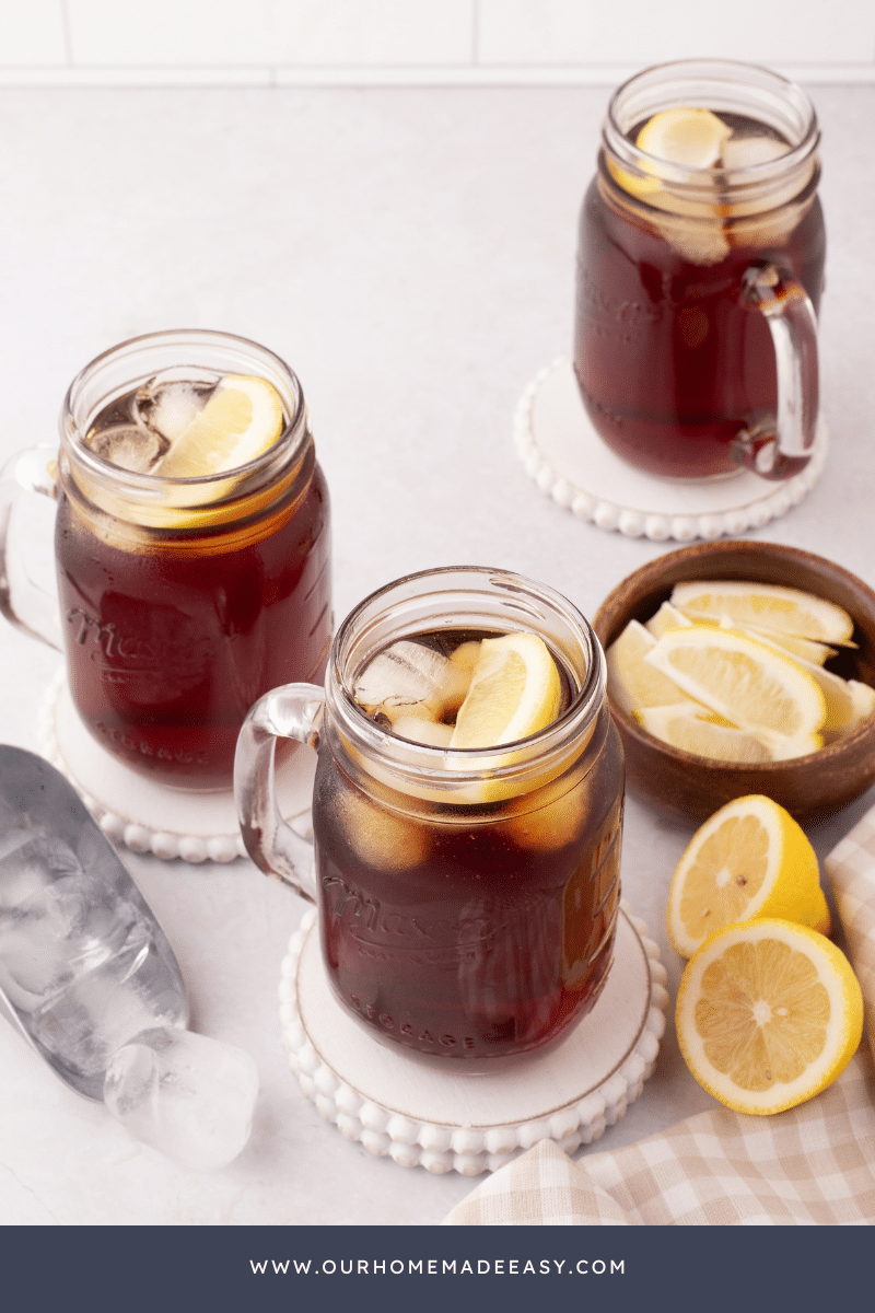 Finished Southern Sweet Tea recipe
