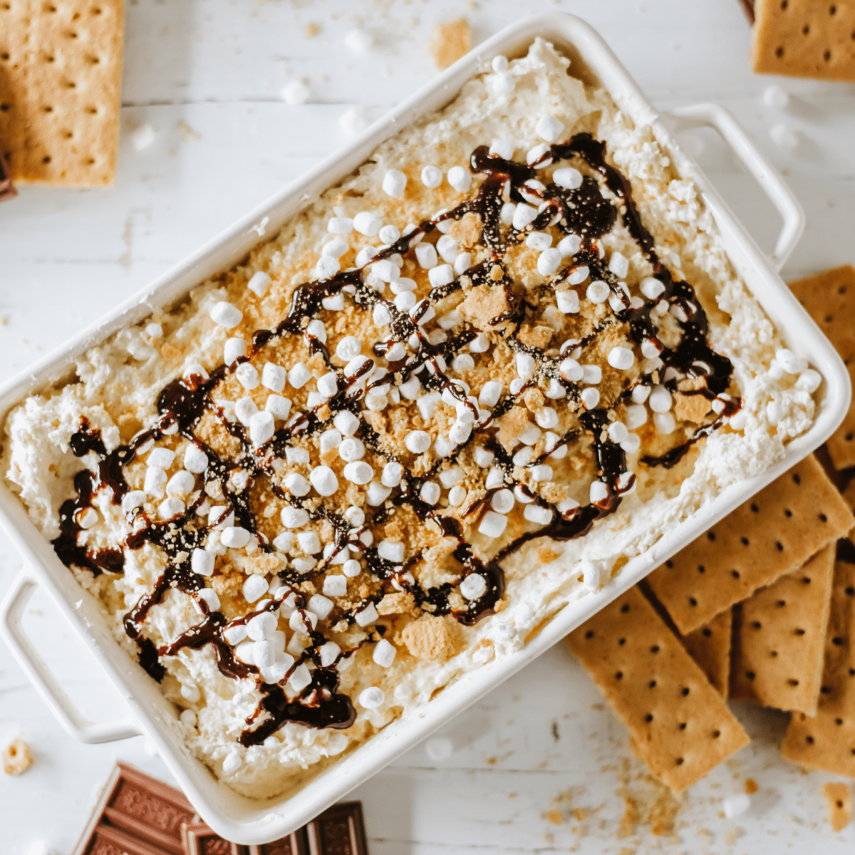 The Best S’mores Dip Recipe (Cold Creamy Dessert)