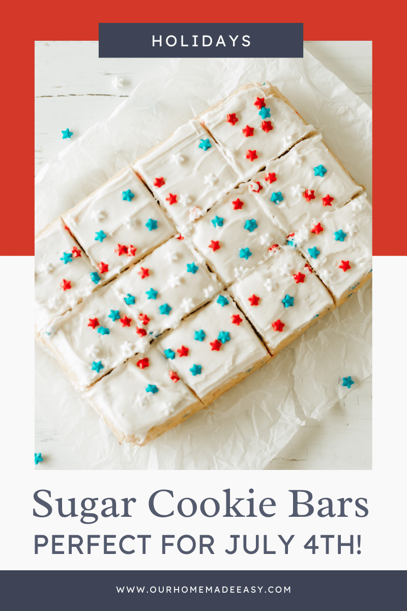 Sugar Cookie Bars with text
