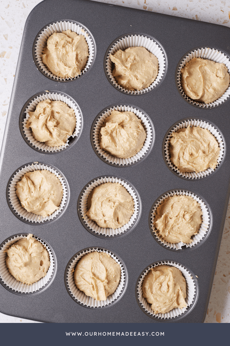 cookie butter cupcakes in tin