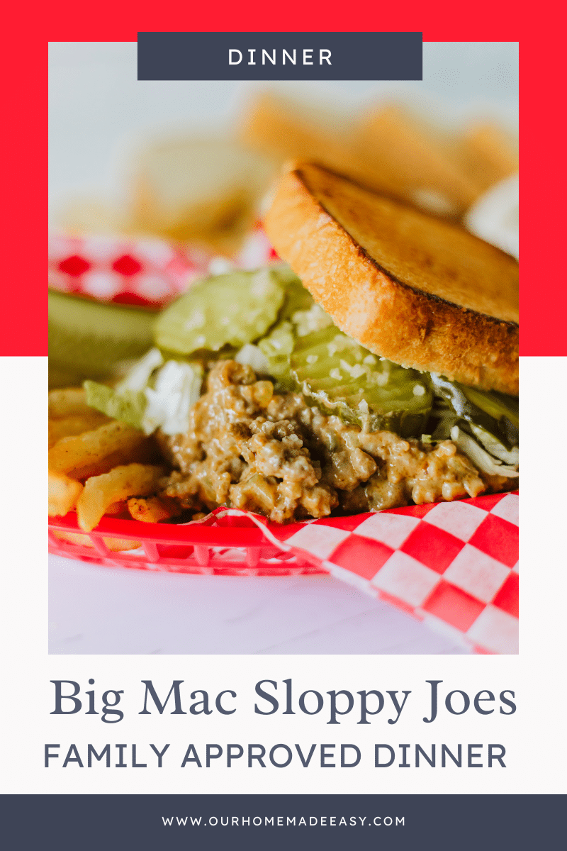 big mac sloppy joes