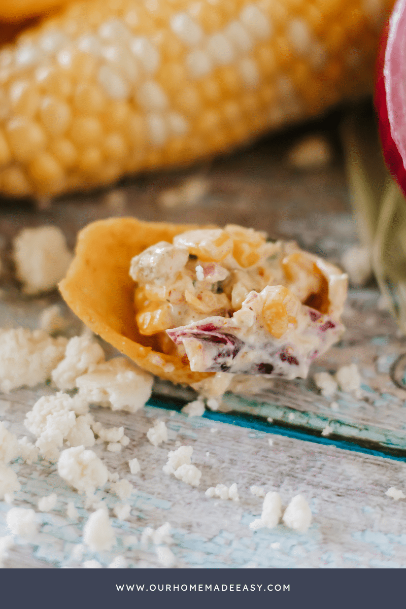 elote dip on corn chip 2