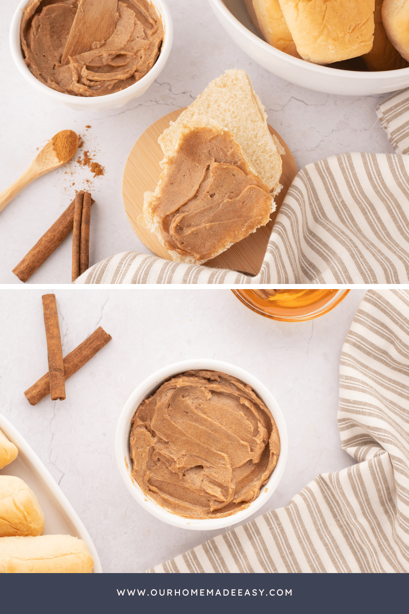 cinnamon honey butter collage