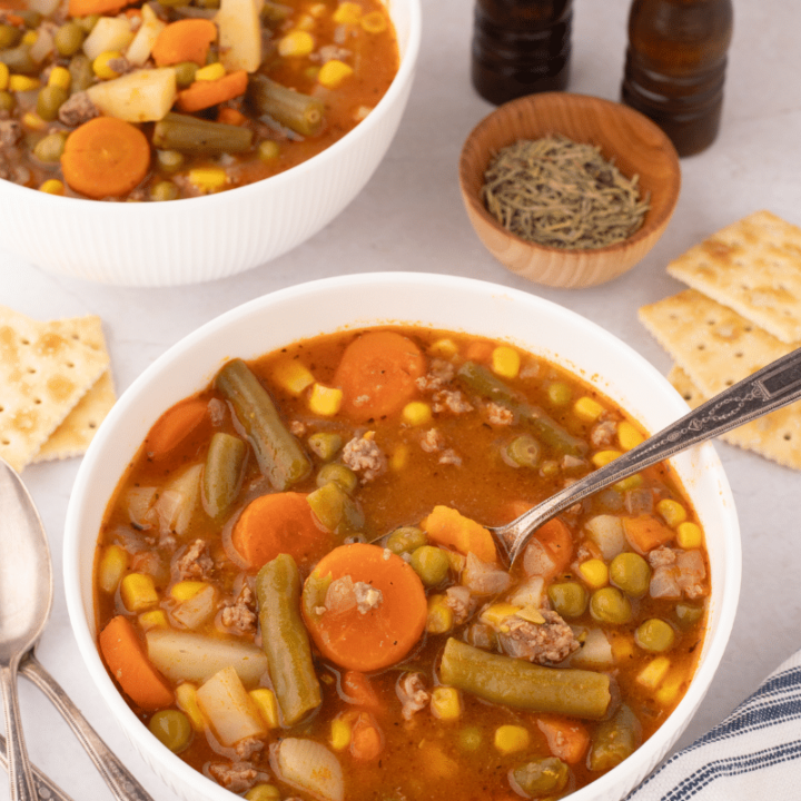 Easy Hamburger Vegetable Soup