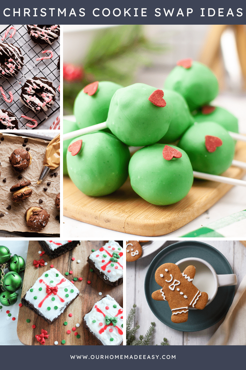 Holiday Cookie Exchange Ideas in a collage