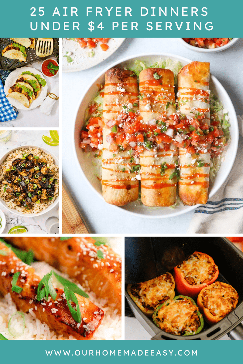 Budget friendly air fryer dinner recipes