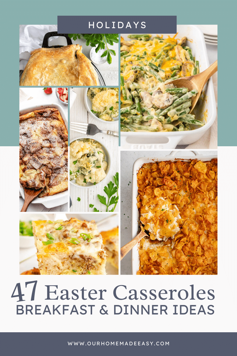 47 easter casserole ideas collage