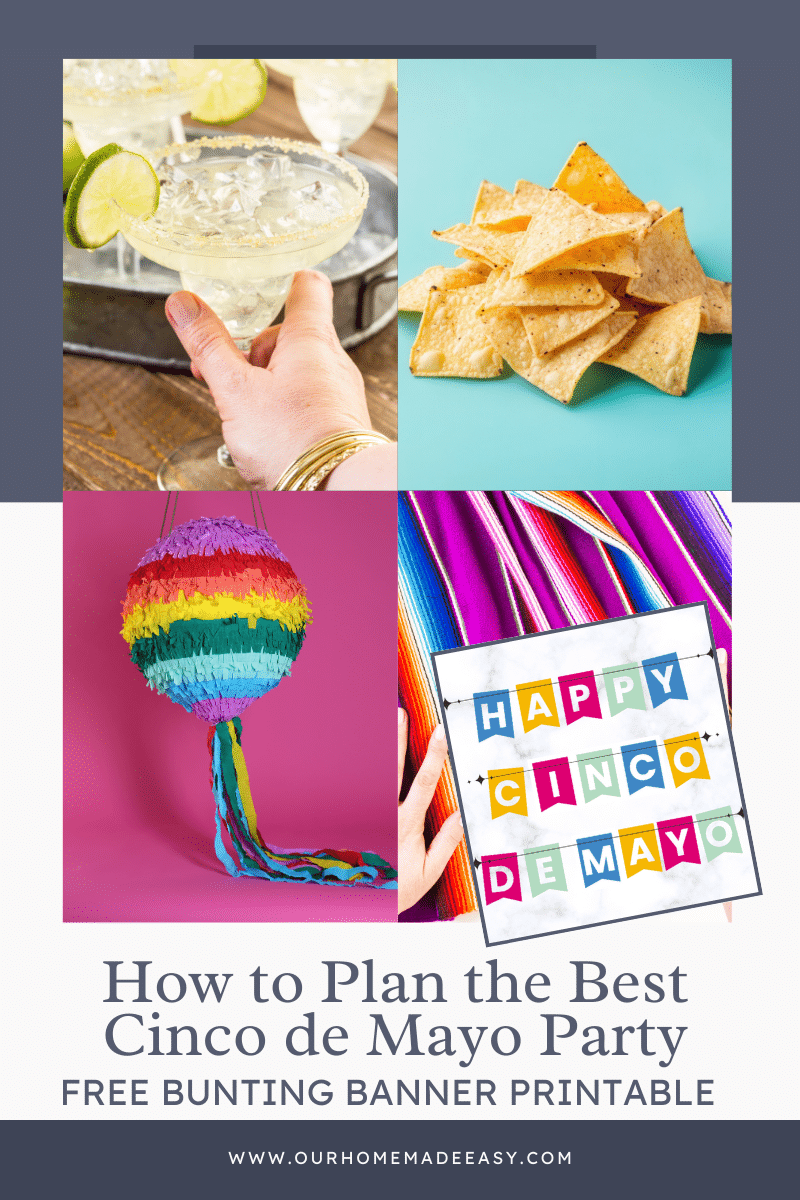 Collage for Cinco de Mayo Printable Free items with text